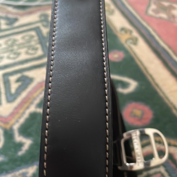 Vintage y2k Tommy Hilfiger purse black small handbag 2000s suede - Picture 7 of 10